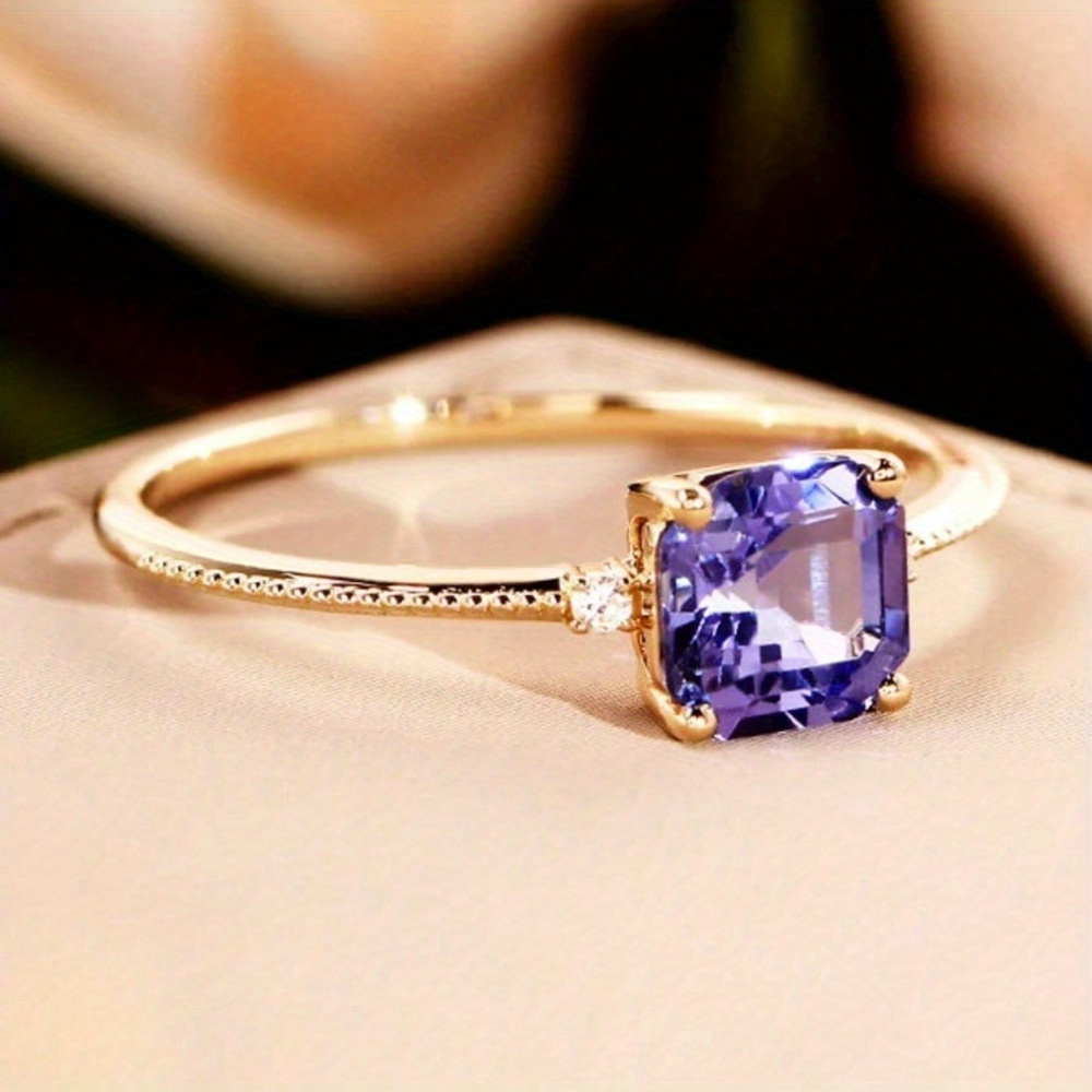 Copper Ring with Zirconia for Daily & Wedding Wear